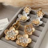 Chunky flower earrings