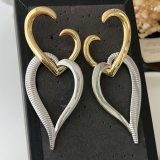 Chunky heart earrings