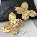 Chunky butterfly earrings