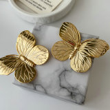 Chunky butterfly earrings