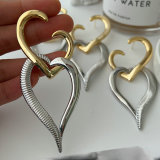 Chunky heart earrings