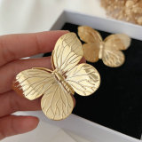 Chunky butterfly earrings