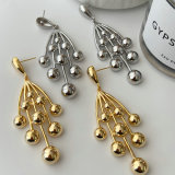 Ball charm earrings
