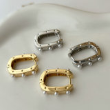 square pearl earrings