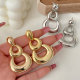 Gourd shaped earrings