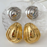 Chunky metal earrings