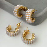 Small pearl earrings