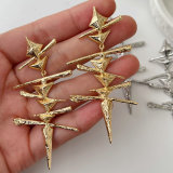 Chunky long earrings