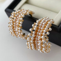 Handmade fine pearl earrings