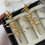 Chunky long earrings