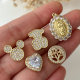 Pave bear charm