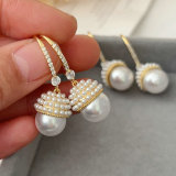 Pearl earrings