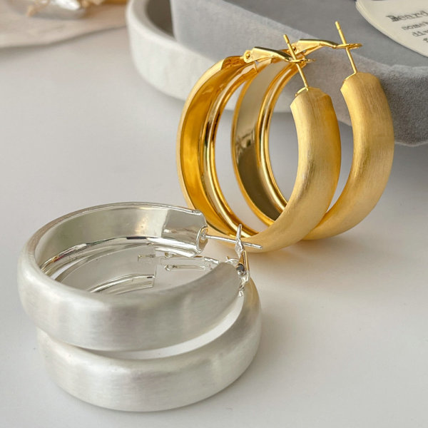 BrushedEarrings