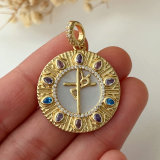 Pave fe pendant