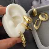 Basic metal earrings