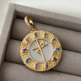 Pave fe pendant
