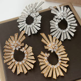 Pave fine earrings