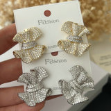 Zircon Skirt Earrings