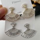 Zircon Skirt Earrings