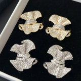Zircon Skirt Earrings