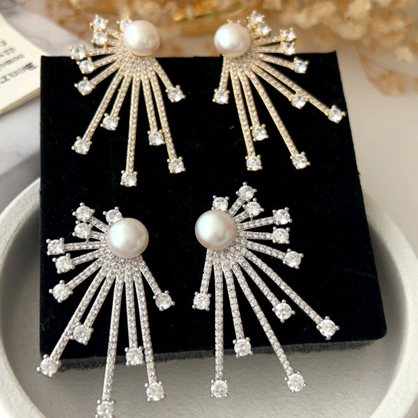 Fireworks Pearl Earrings