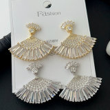 Zircon Skirt Earrings