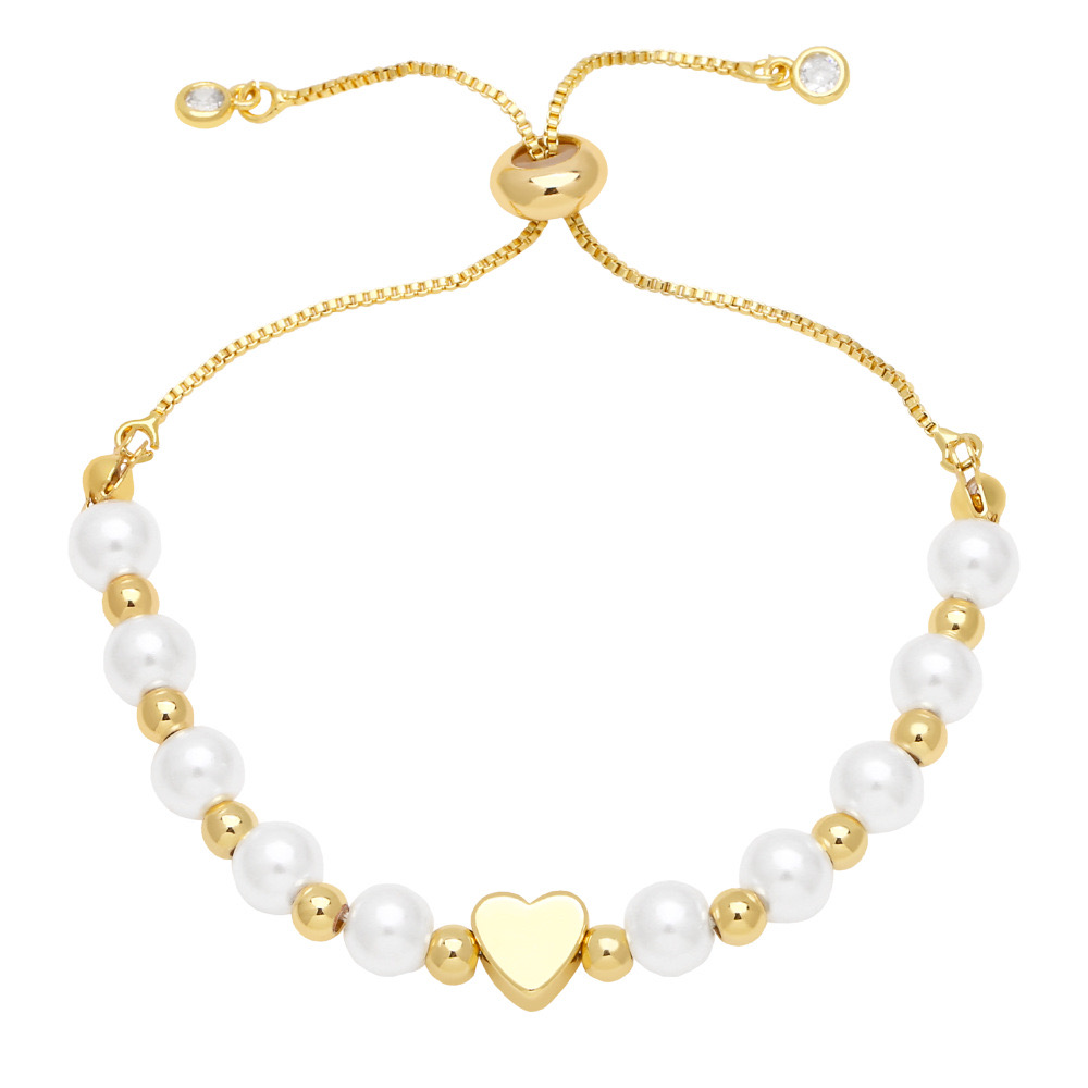 glass pearl star heat bracelet