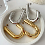 Stainless steel chunky earrings