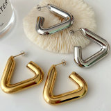 Stainless steel chunky hoop