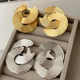 Chunky metal earrings
