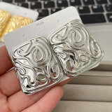 Chunky square earrings