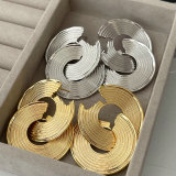 Chunky metal earrings