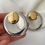 Chunky round earrings