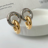 Small circle earrings