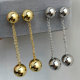 Ball chain earrings