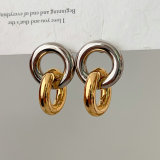 Small circle earrings