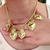 Heart shape pendant necklace