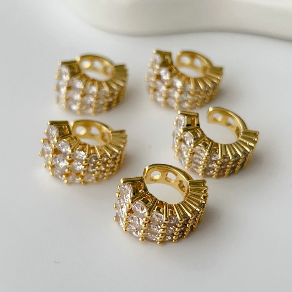 Zircon ear cuff ( pairs )