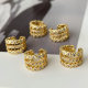 Pave zircon ear cuff ( pairs )