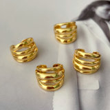 Chunky metal ear cuff ( pairs )