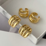 Chunky metal ear cuff ( pairs )