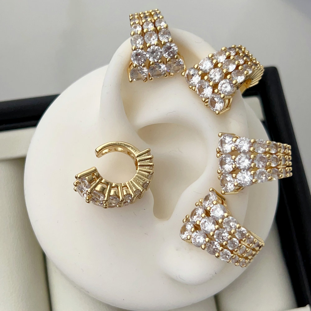 Zircon ear cuff ( pairs )