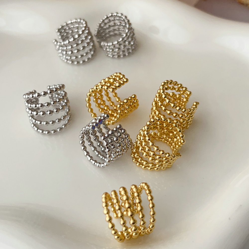Copy Bead ear cuff ( pairs )