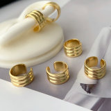 Metal ear cuff （pairs )