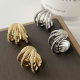 Pave zircon ear cuff ( pairs )