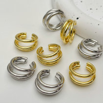 Metal chunky ear cuff ( pairs )