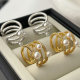 Pave zircon pearl ear cuff ( pairs )