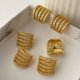 Pave zircon ear cuff ( pairs )