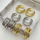 Metal chunky ear cuff ( pairs )