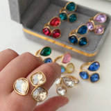 Stainless steel colorful ring